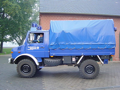 Unimog der Fachgruppe Infrastruktur